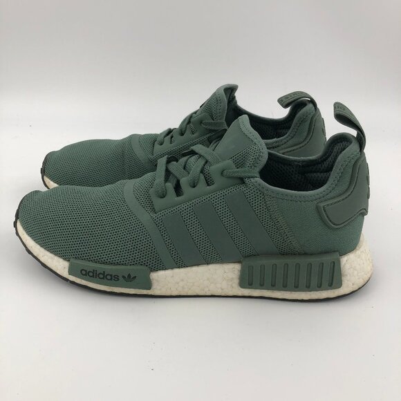 ADIDAS Men's Originals NMD R1 Olive Green Sneakers US 10.5M EUC - Picture 3 of 10